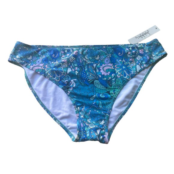 Women's NWT Nicole Miller Plus Size Mid Rise Bikini Bottoms Size 3X - Picture 3 of 6